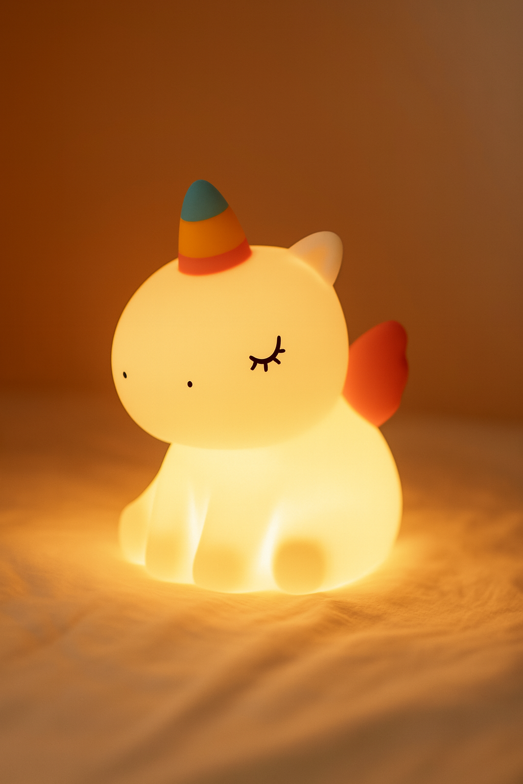 Rabbit Night Light - Cartoon Soft Lamp Touch