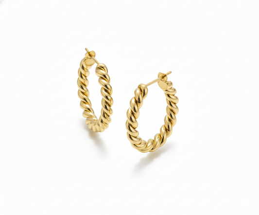 Rope Hoops Earrings