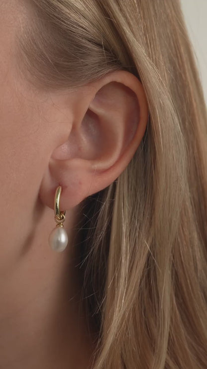 "Sea" Pearl Earrings